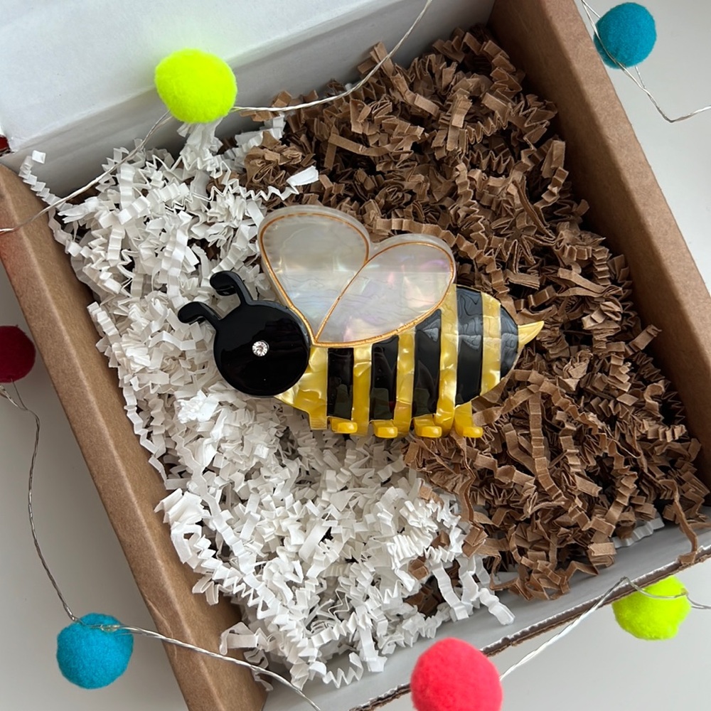 New Honeybee Hair Clip